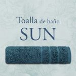 Toalla de baño SUN Azul turquesa
